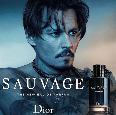 Johnny Depp Dior perfume